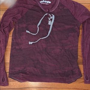 Maroon/ purple long sleeve